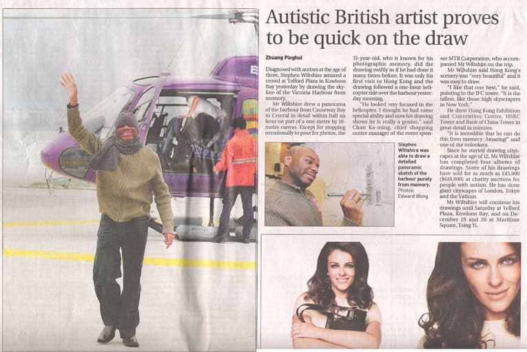 Autistic British Artist Proves To Be Quick On Draw