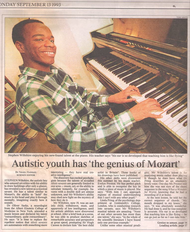Autistic Youth Has Genius Mozart