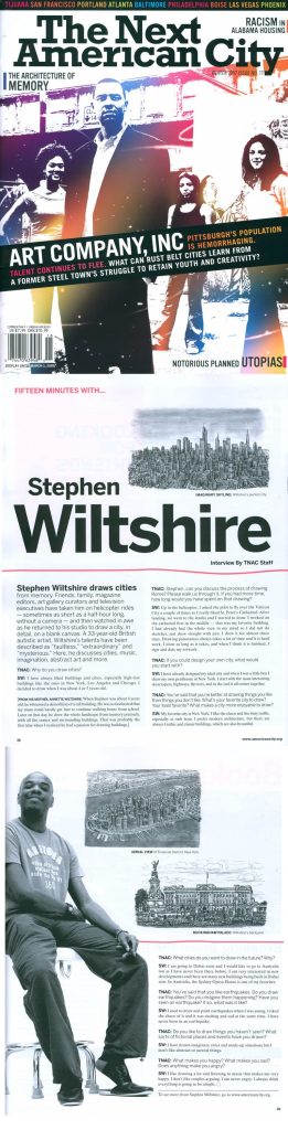 15 Minutes With Stephen Wiltshire
