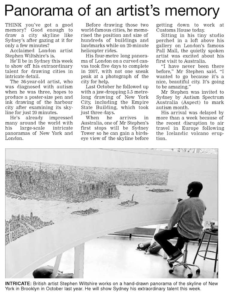 Panorama An Artists Memory Daily Advertiser