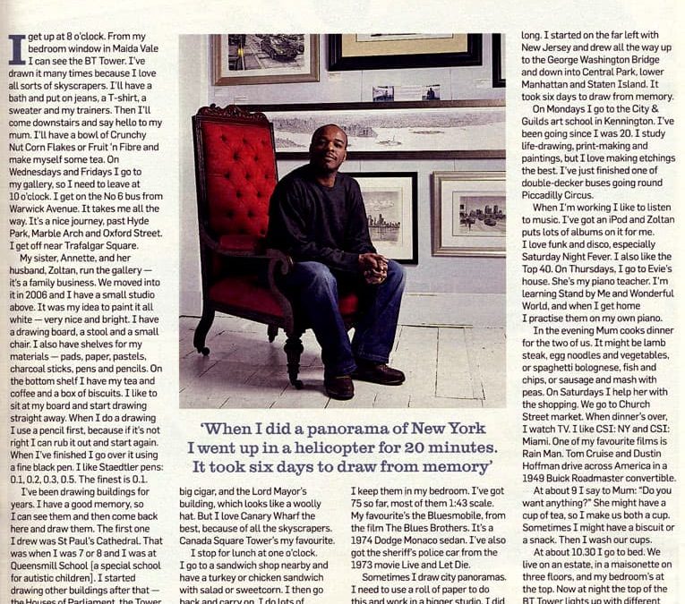 A Life In Day Stephen Wiltshire Sunday Times
