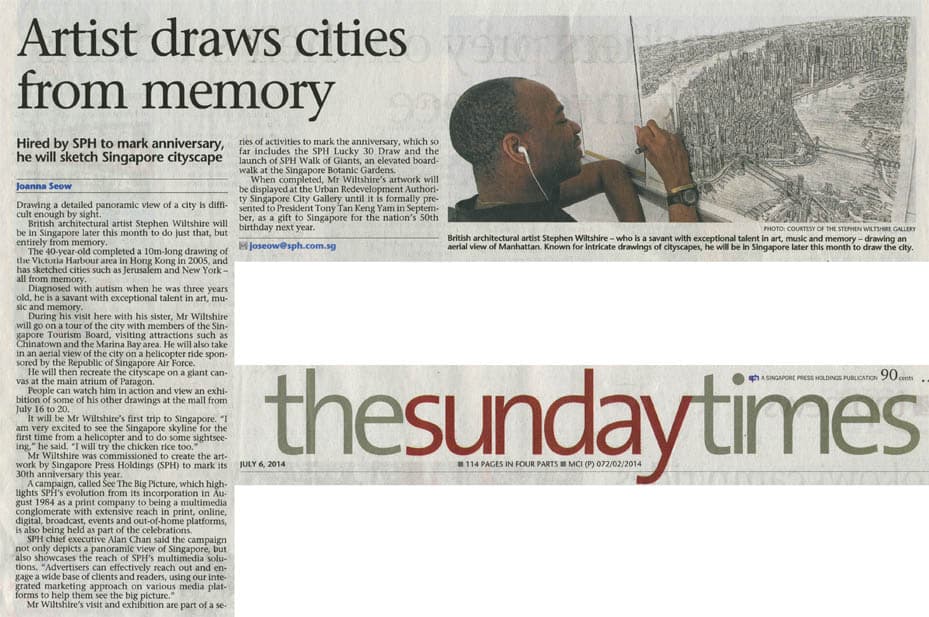 Artist Draws Cities Memory