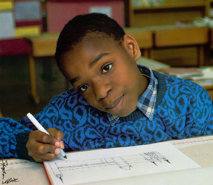 Stephen Wiltshire sketching