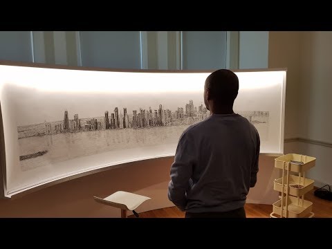 Stephen Wiltshire Recreates Doha