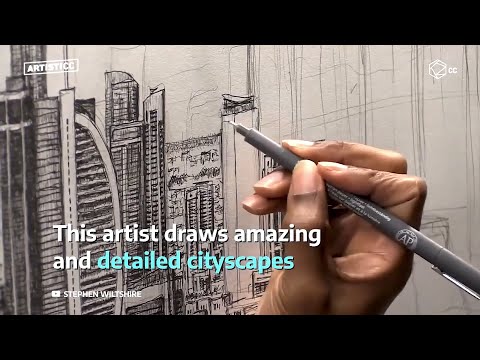 Artist Draws Amazing and Detailed Cityscapes