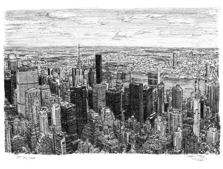 Manhattan Skyline, New York