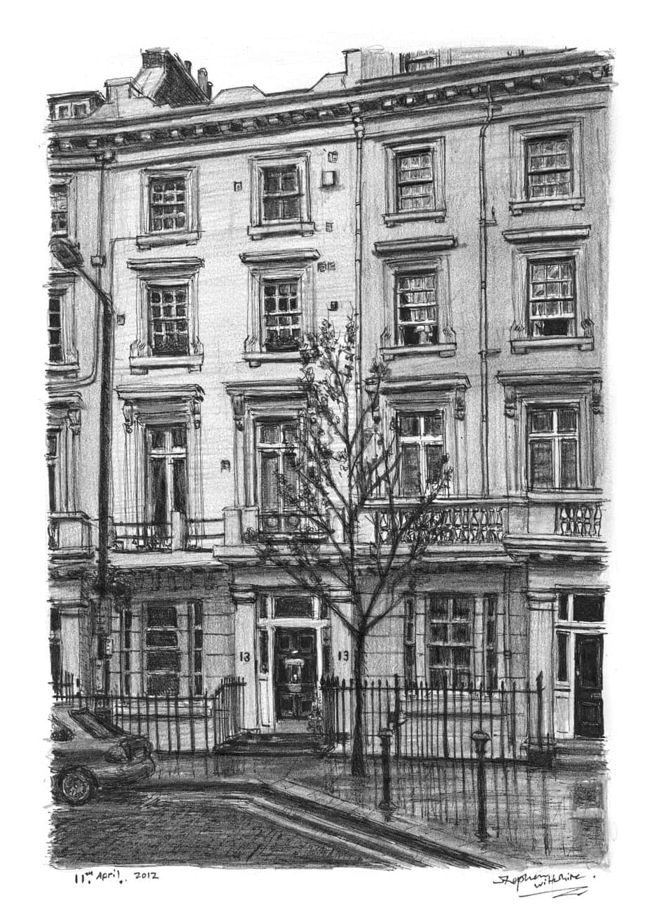 Drawing of Pimlico, London