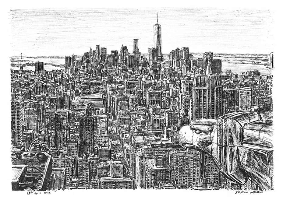 View from the Chrysler Building, New York